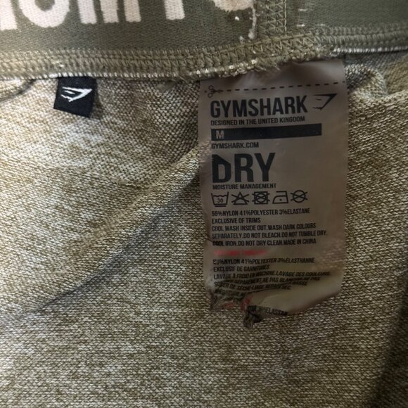 Gymshark Womens Seamless Leggings Medium Green Moisture-Wicking Stretchy sporty - Picture 4 of 10